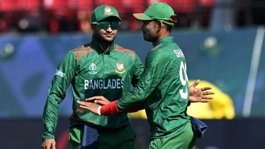 Bangladesh fined for slow over-rate in Men’s Cricket World Cup 2023 Match against England